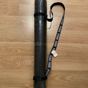 VS PINK Black Yoga Mat - NEW in Bag